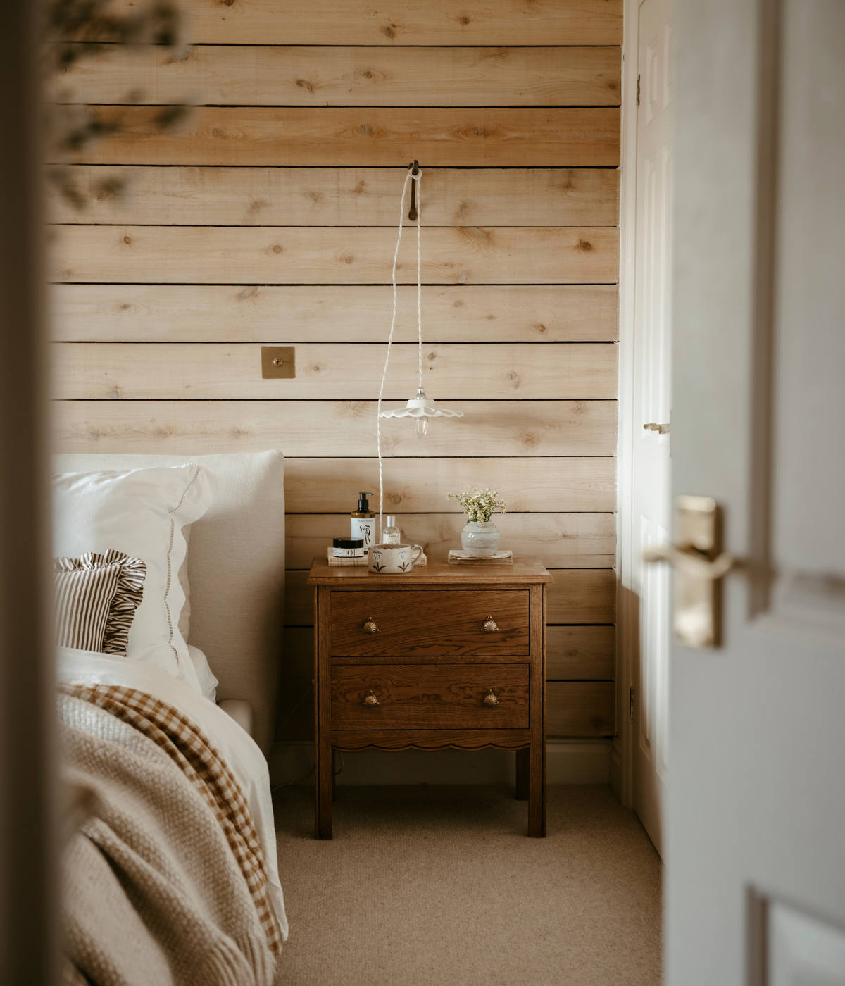 Santiago Scalloped Bedside Table — Joey Kendal Brown × Armac Martin Edition