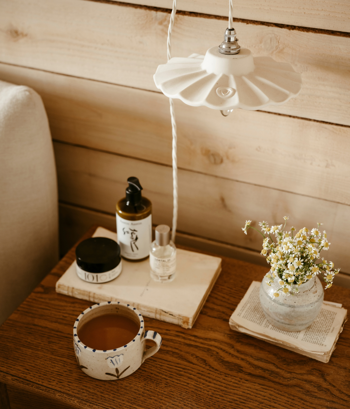 Santiago Scalloped Bedside Table — Joey Kendal Brown × Armac Martin Edition