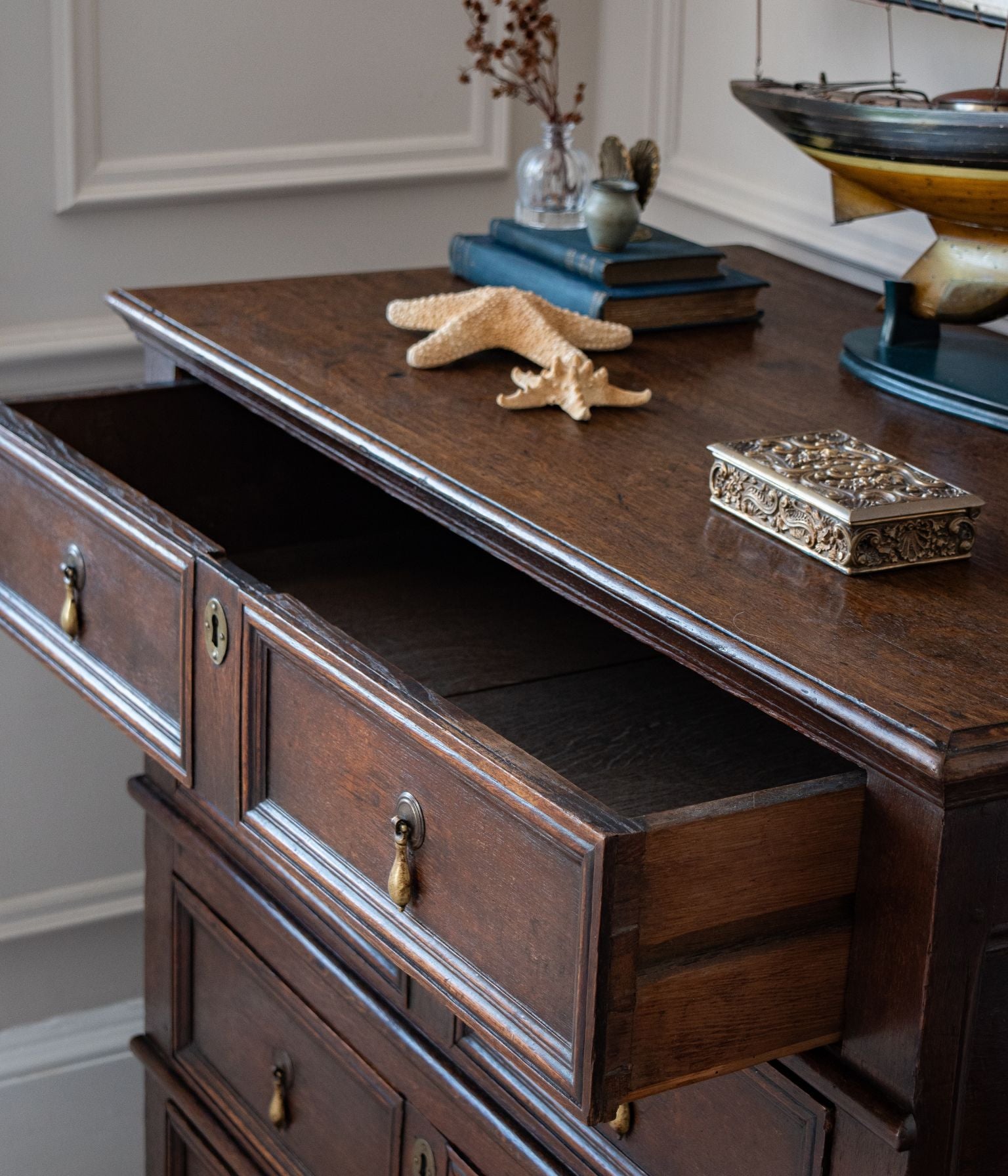 Charles II Oak Chest of Drawers