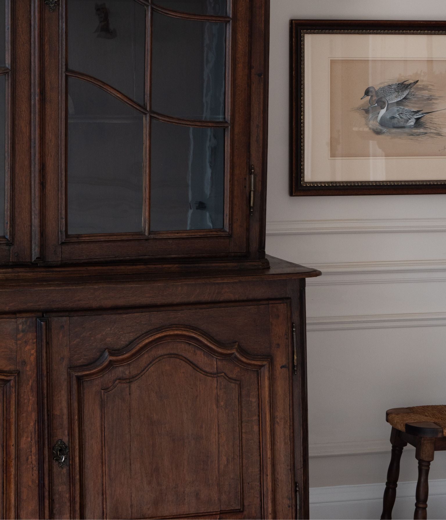 French Oak Buffet à Deux Corps, Louis XV Period