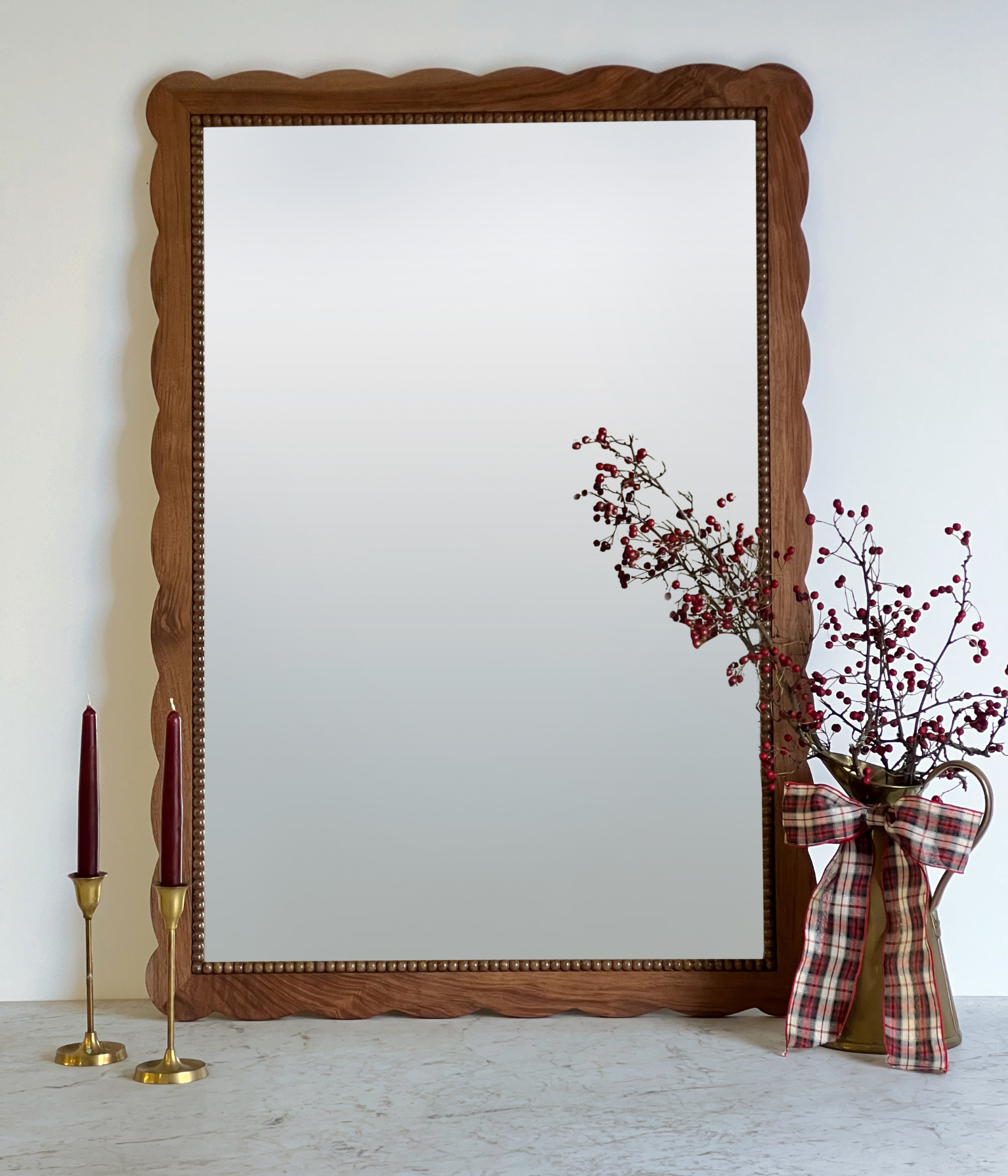 Santiago Scalloped Mirror — Medium Size