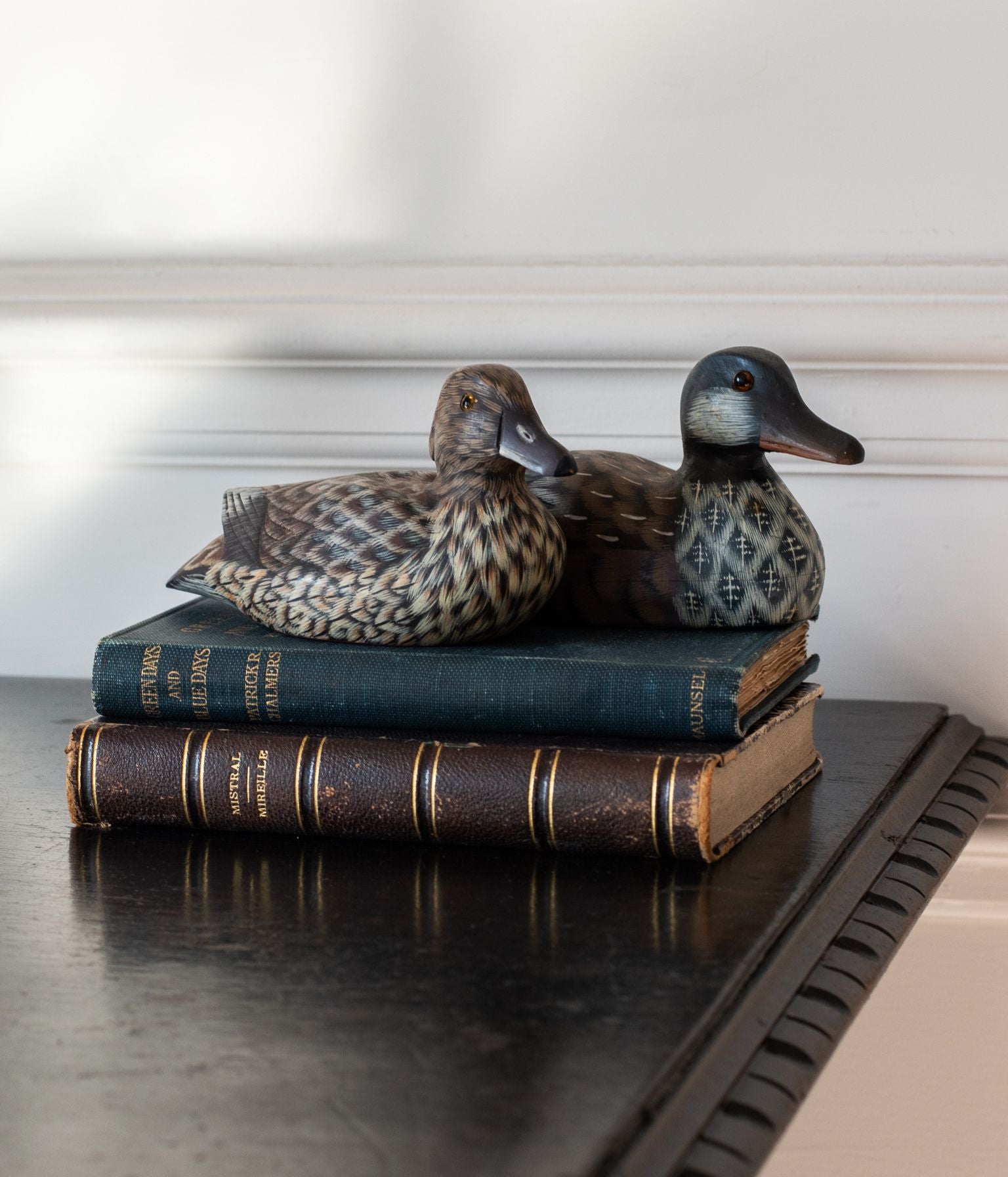 Pair of Hand Painted Wooden Duck Decoys