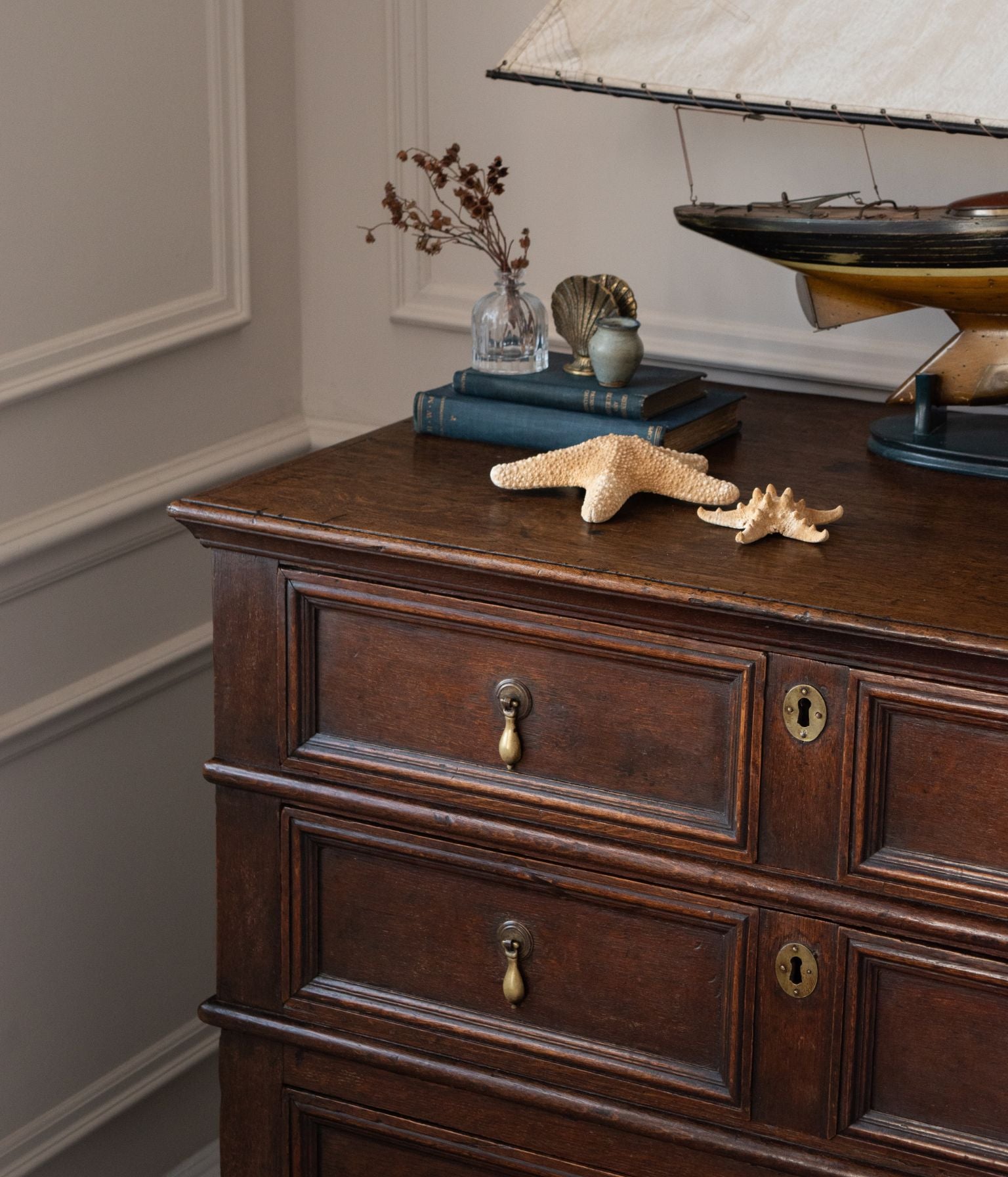 Charles II Oak Chest of Drawers