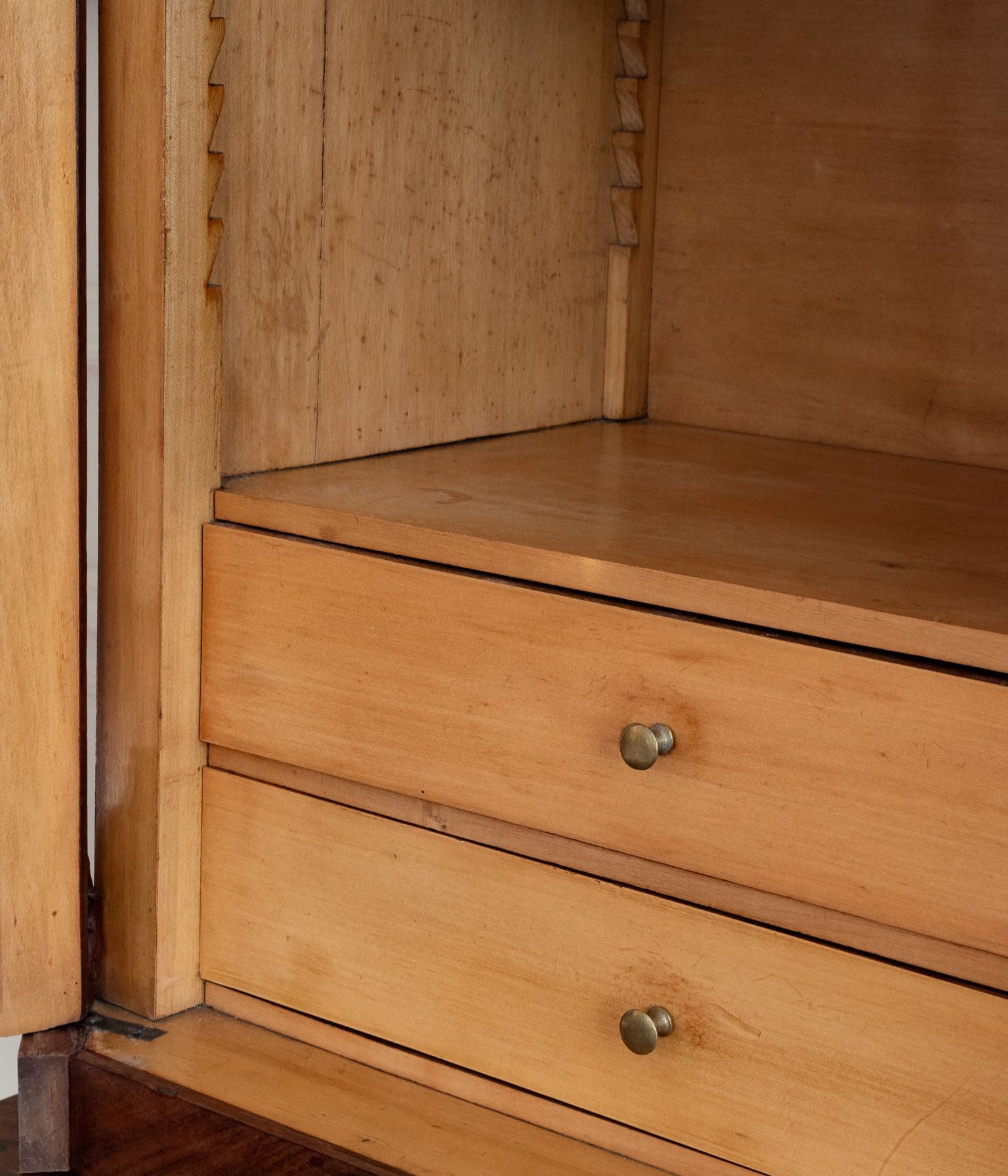 Late-19th Century Dutch Mahogany Secretaire Cabinet