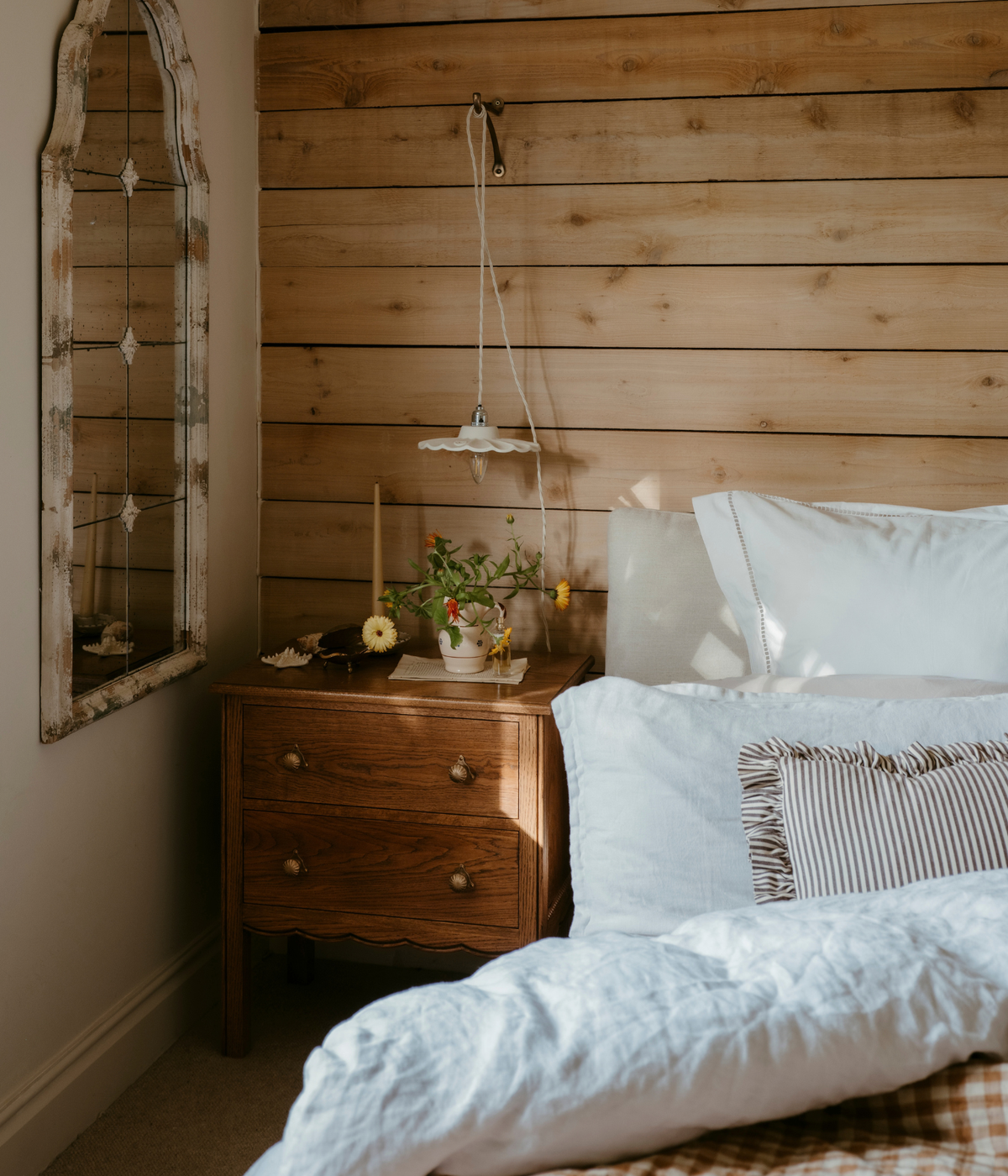 Santiago Scalloped Bedside Table — Joey Kendal Brown × Armac Martin Edition