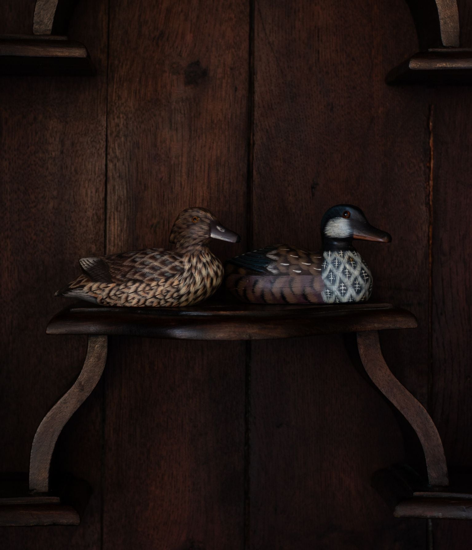 Pair of Hand Painted Wooden Duck Decoys