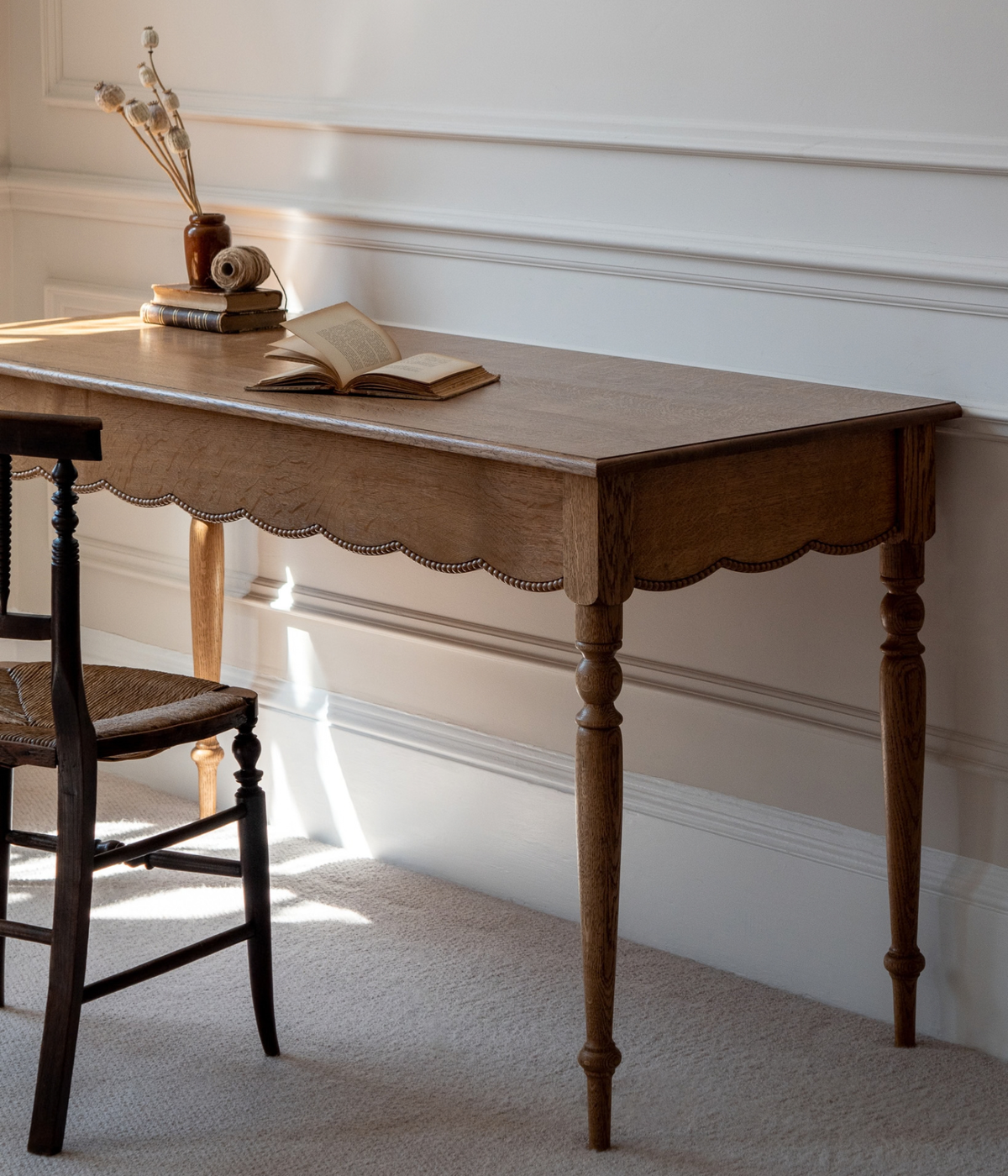 Santiago Scalloped Writing Desk