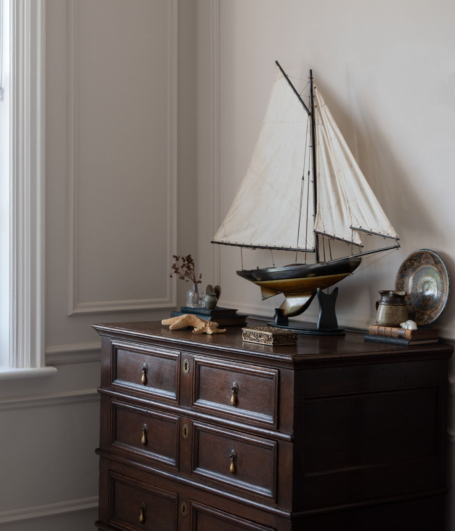 Charles II Oak Chest of Drawers