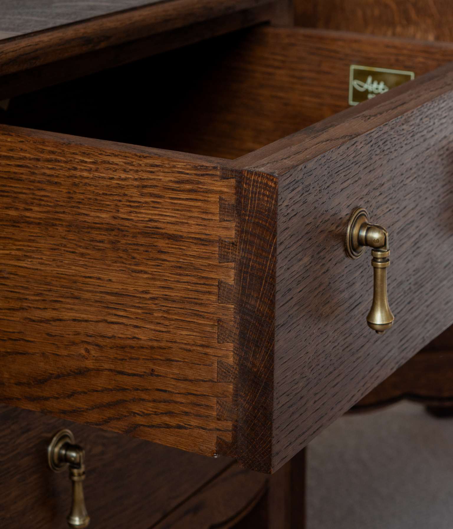 Pair of Santiago Scalloped Bedsides - Bespoke Size | French Oak - Blend #41
