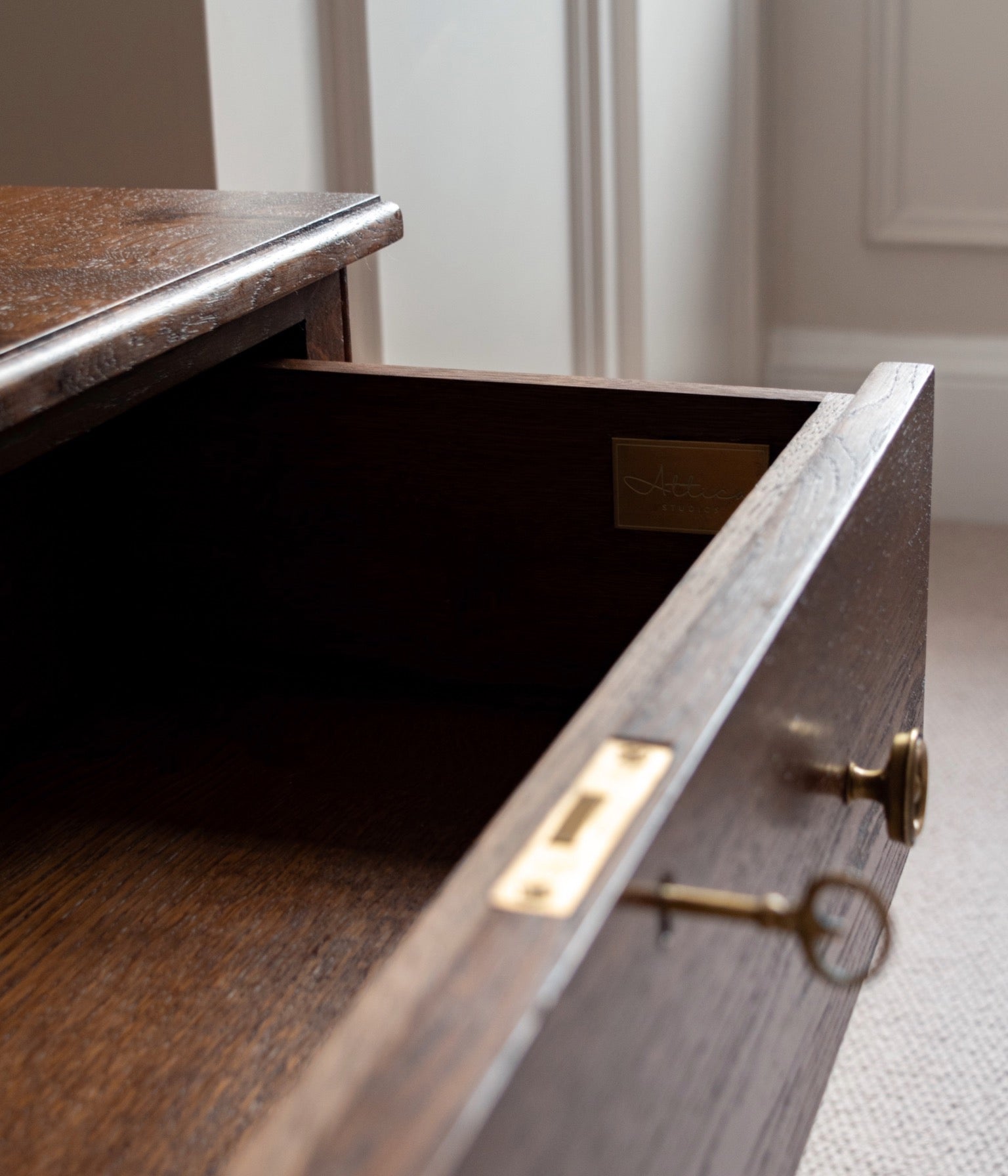 Santiago Scalloped Bedside Table - My Tiny Estate Edition