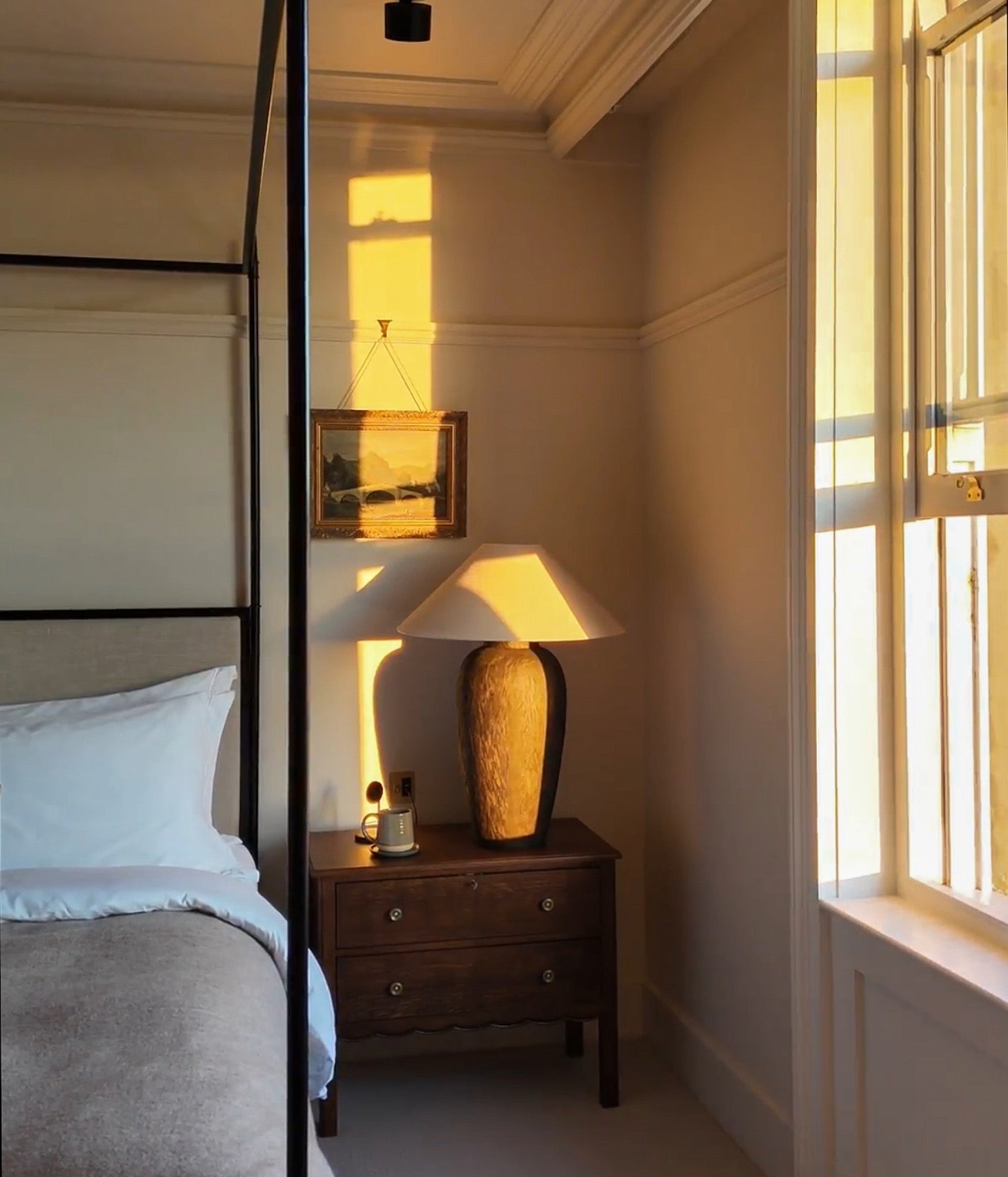 Santiago Scalloped Bedside Table - My Tiny Estate Edition