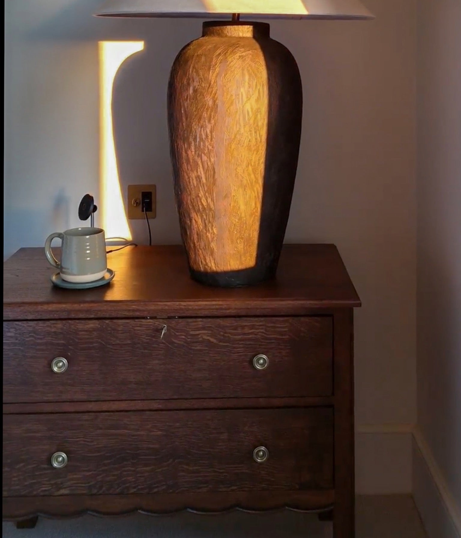 Santiago Scalloped Bedside Table - My Tiny Estate Edition