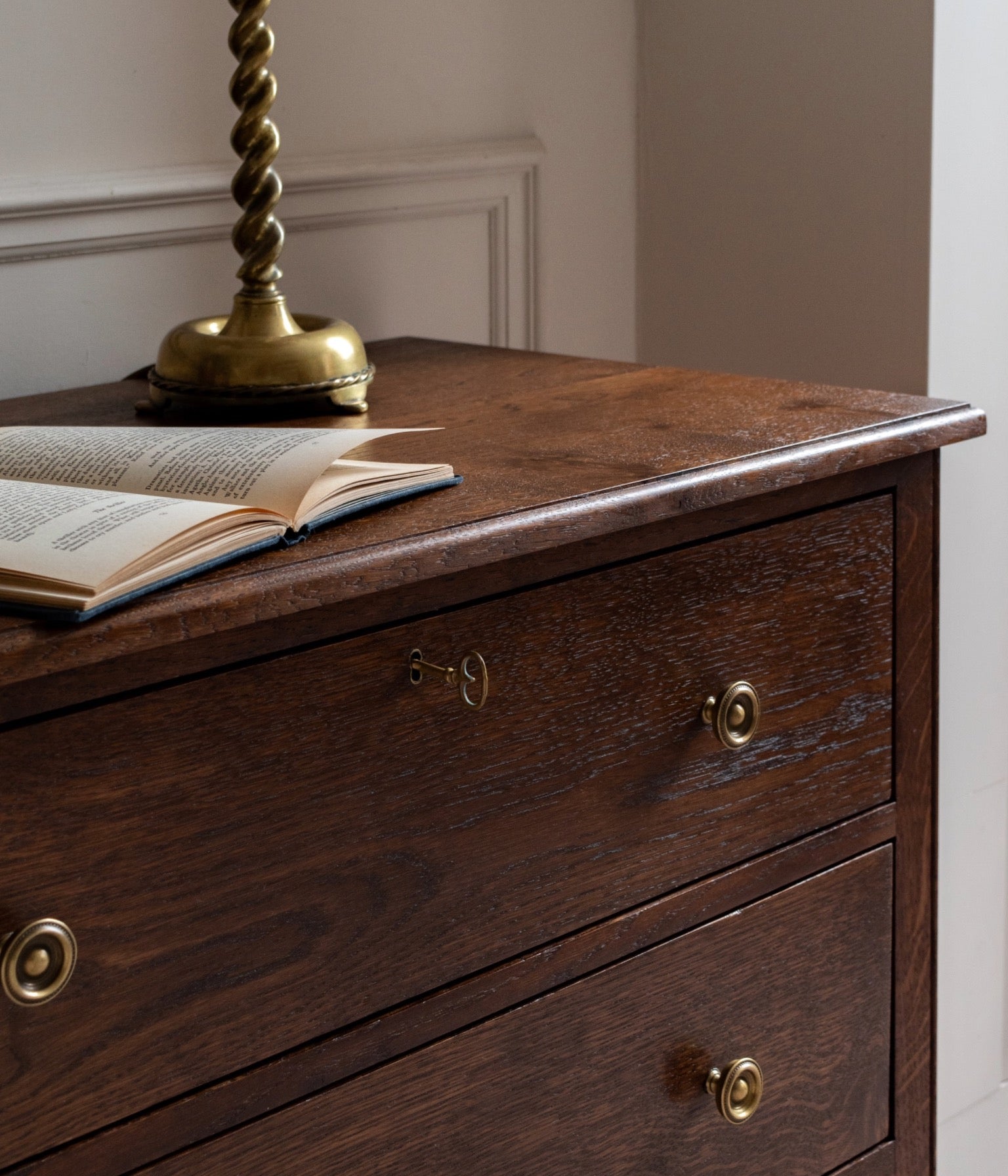 Santiago Scalloped Bedside Table - My Tiny Estate Edition