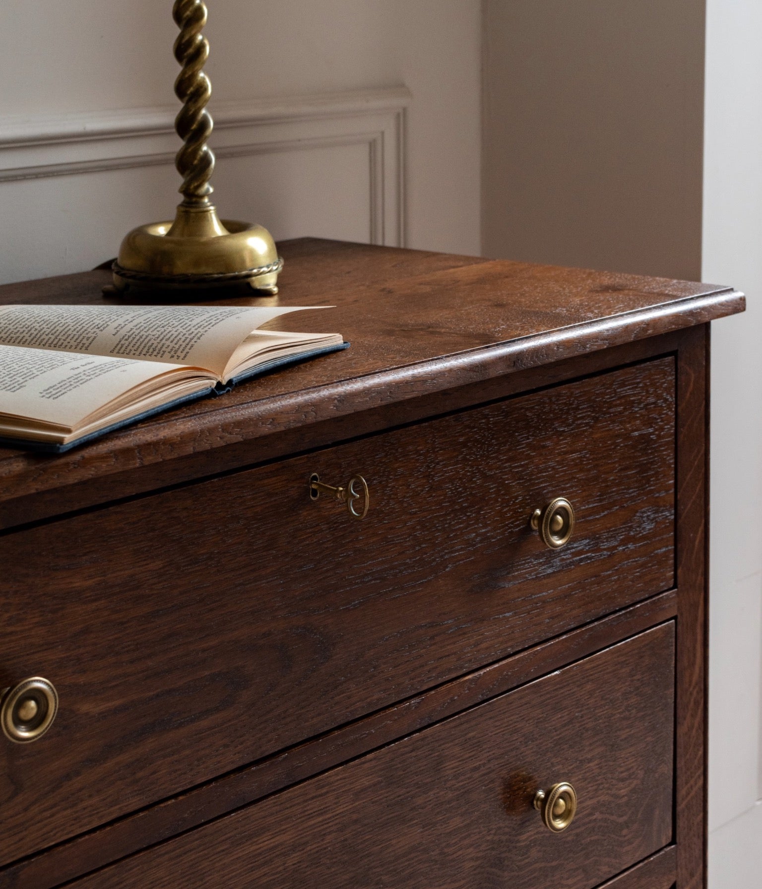 Santiago Scalloped Bedside Table - My Tiny Estate Edition