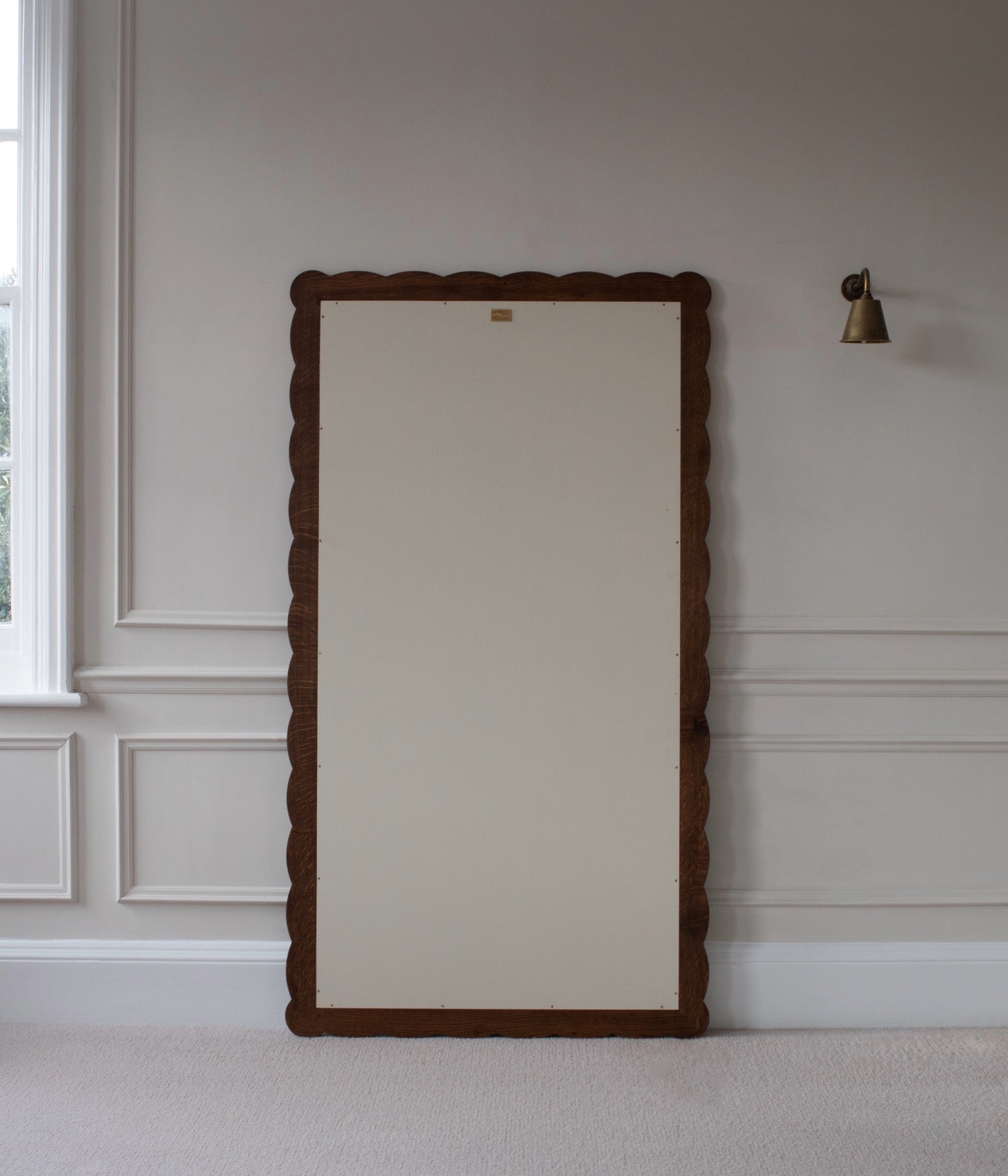 Painted back of the Santiago Full-Length Mirror