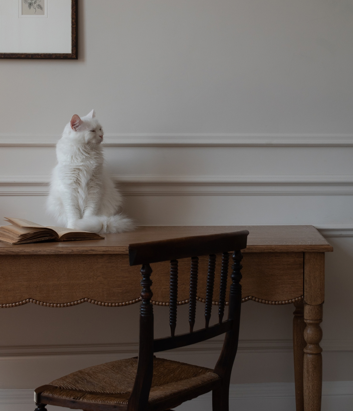 Santiago Scalloped Writing Desk