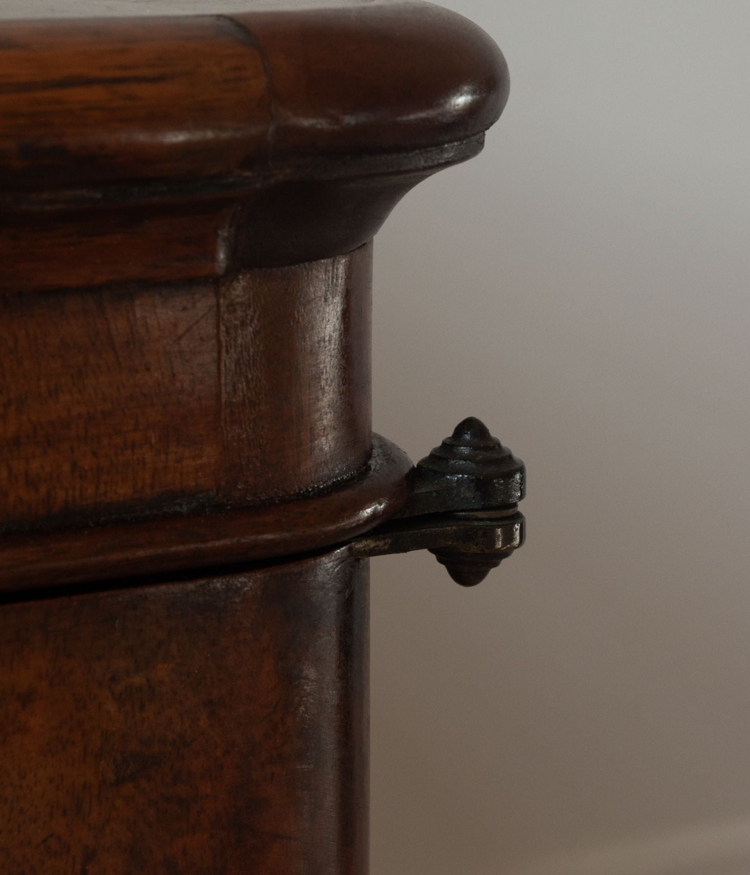 Victorian Mahogany Side Cabinet with Arched Panel Doors