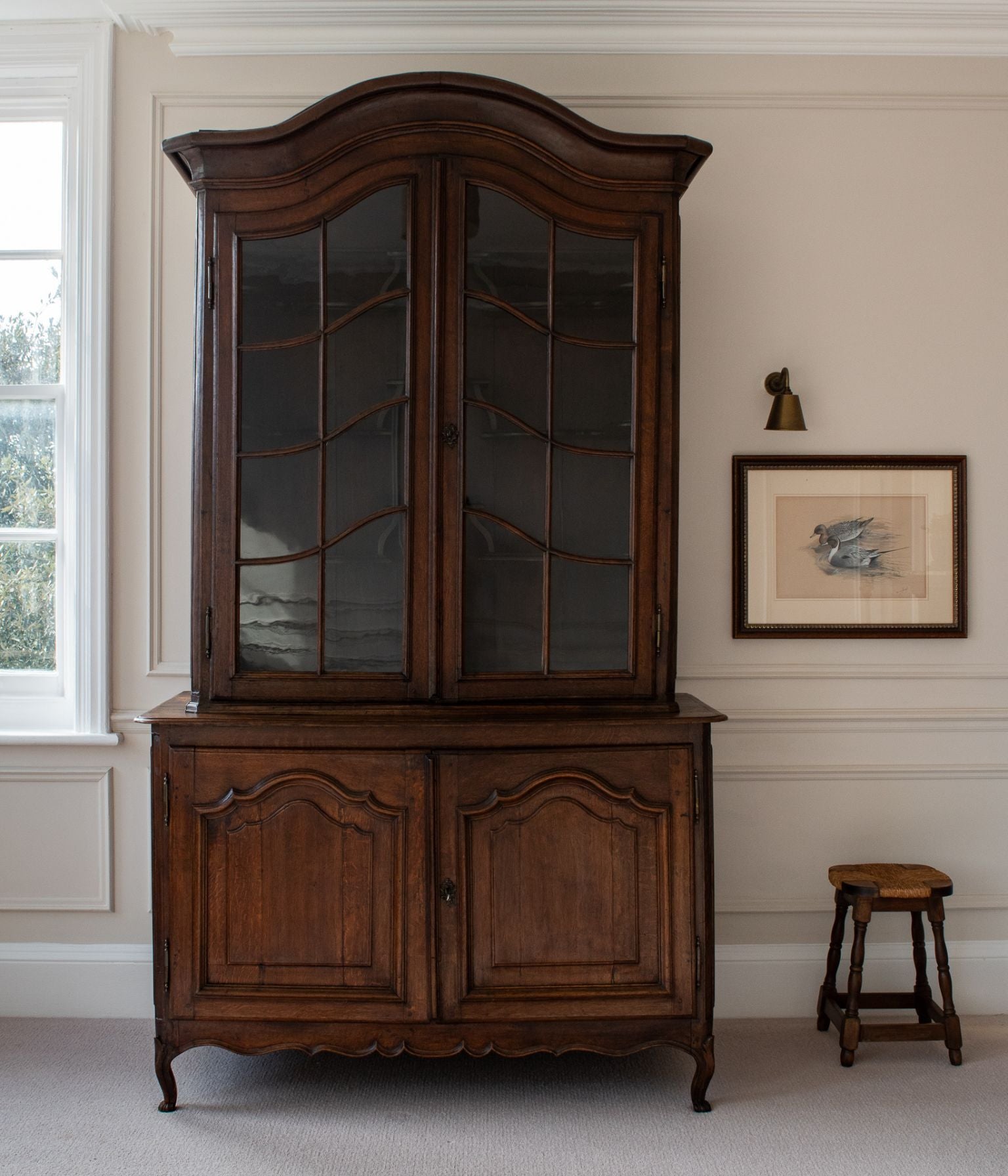 French Oak Buffet à Deux Corps, Louis XV Period