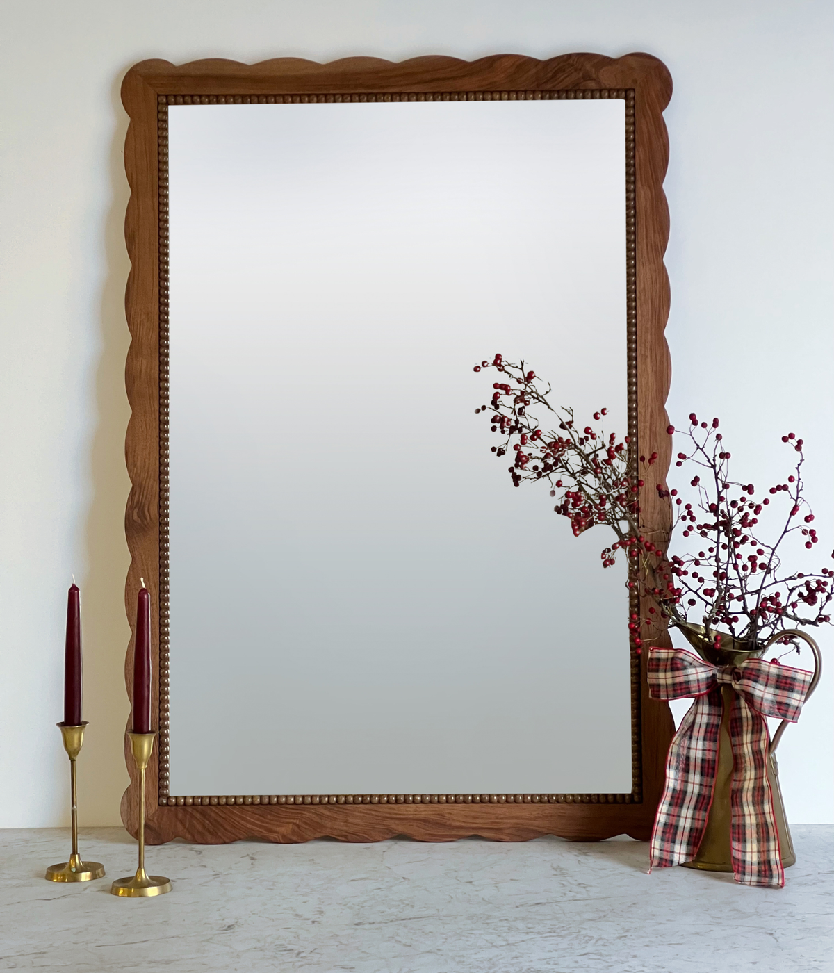 Santiago Scalloped Mirror — Medium Size
