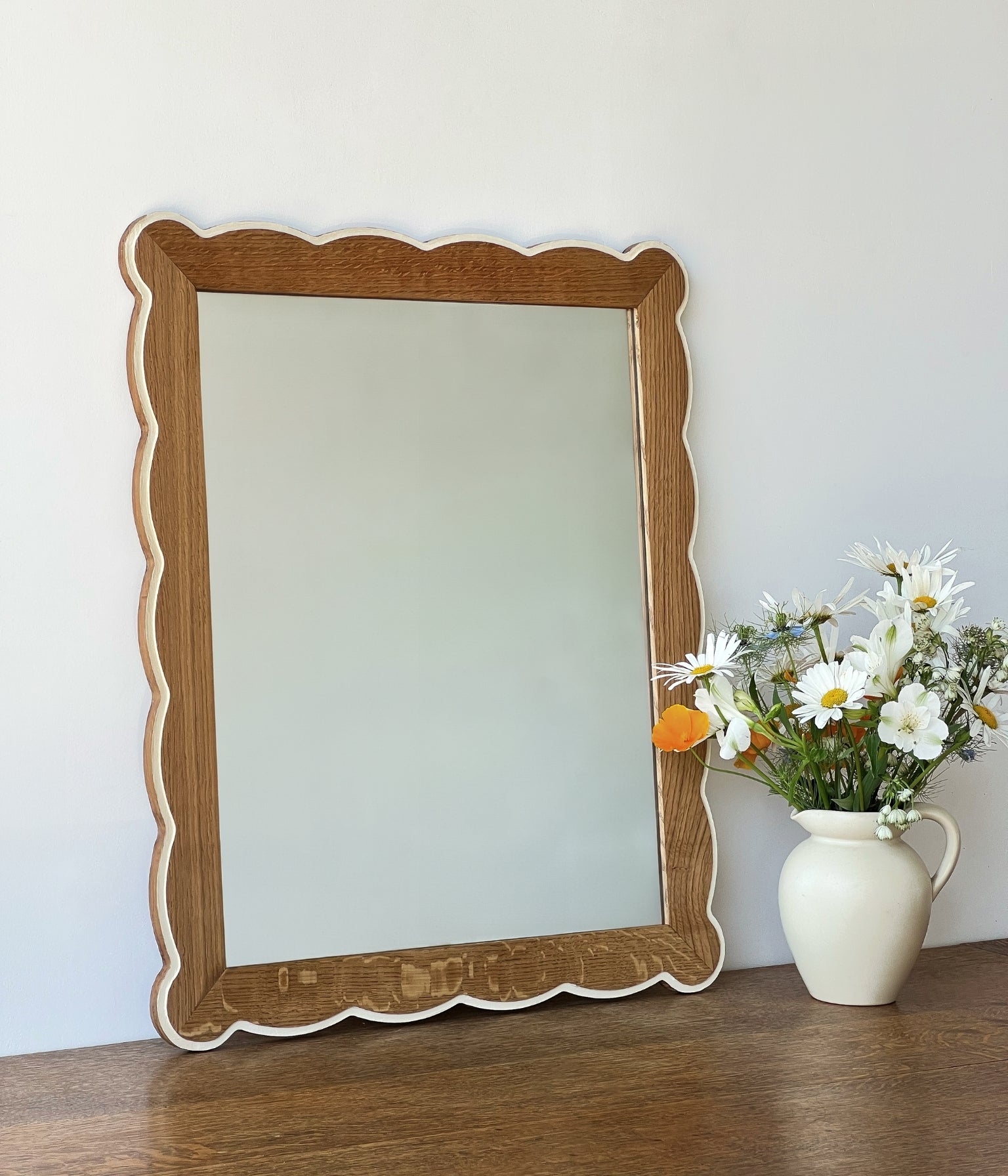 Santiago Scalloped Mirror