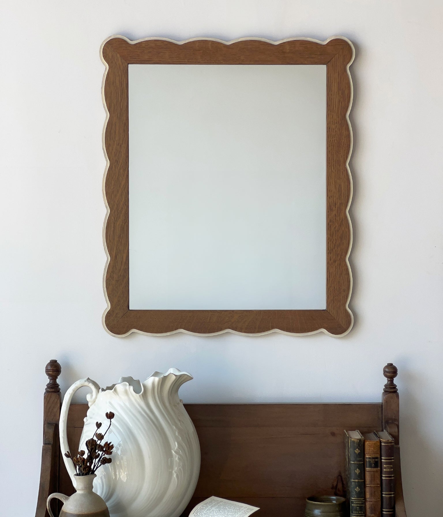 Santiago Scalloped Mirror