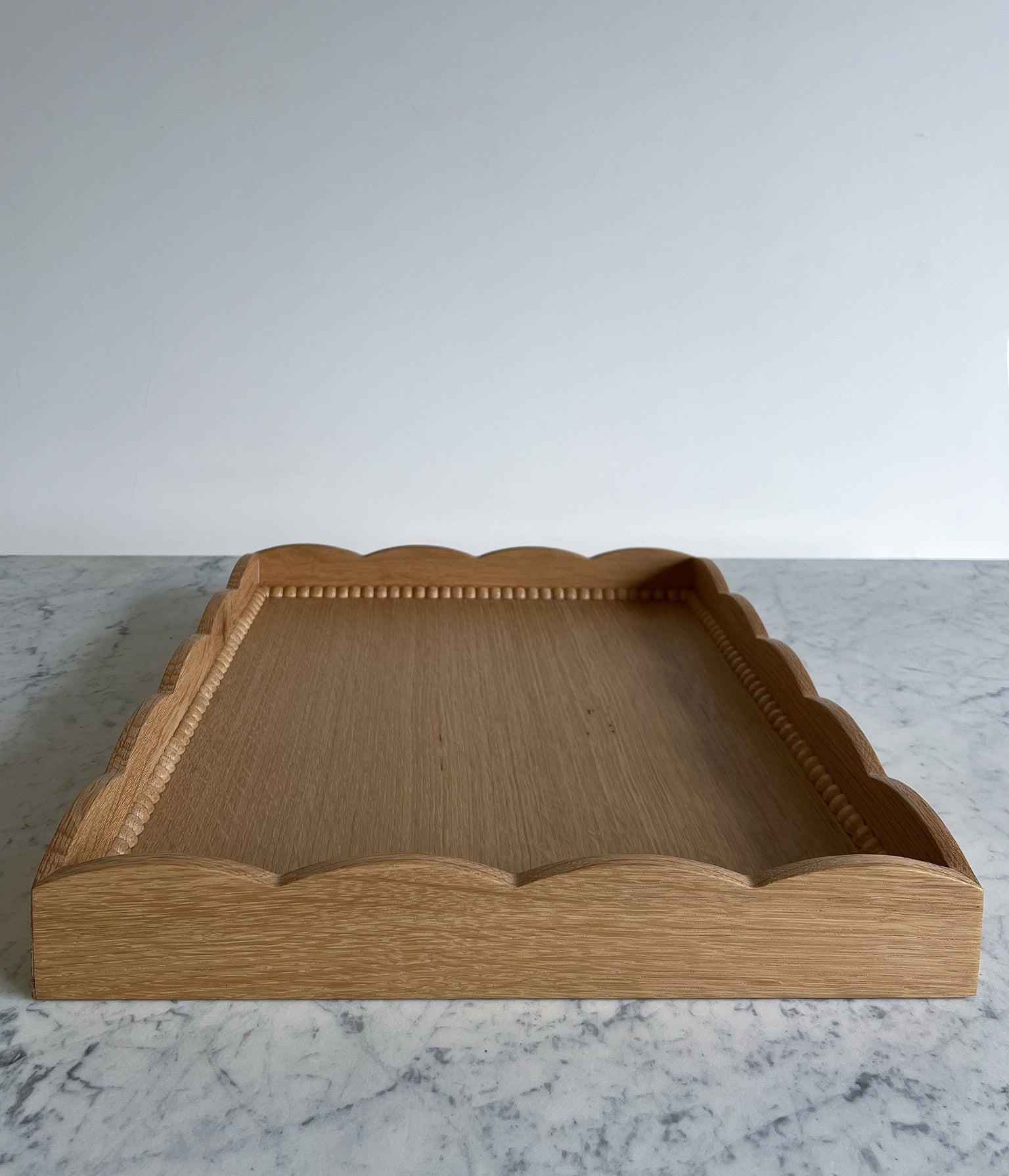 Santiago Scalloped Serving Tray