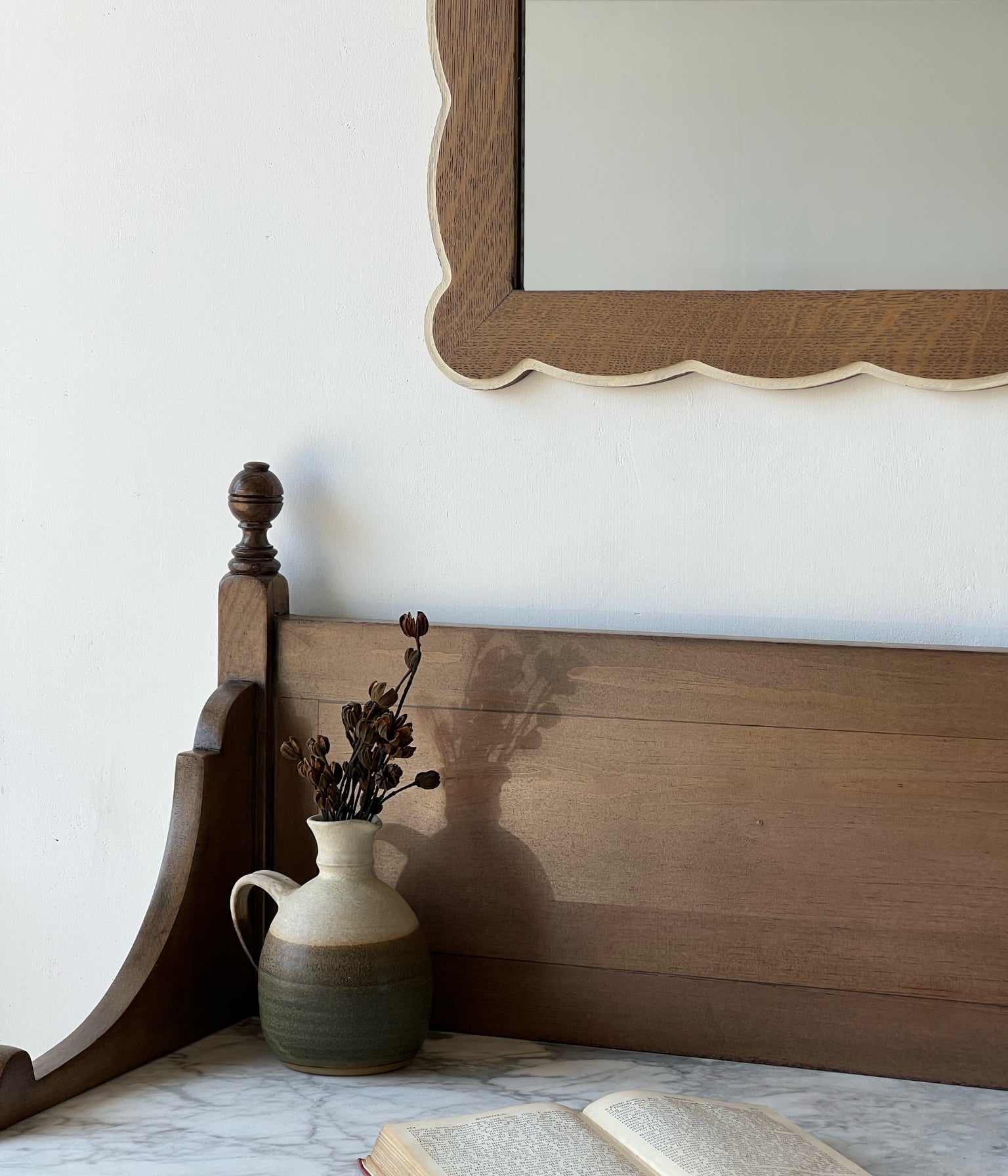 Santiago Scalloped Mirror