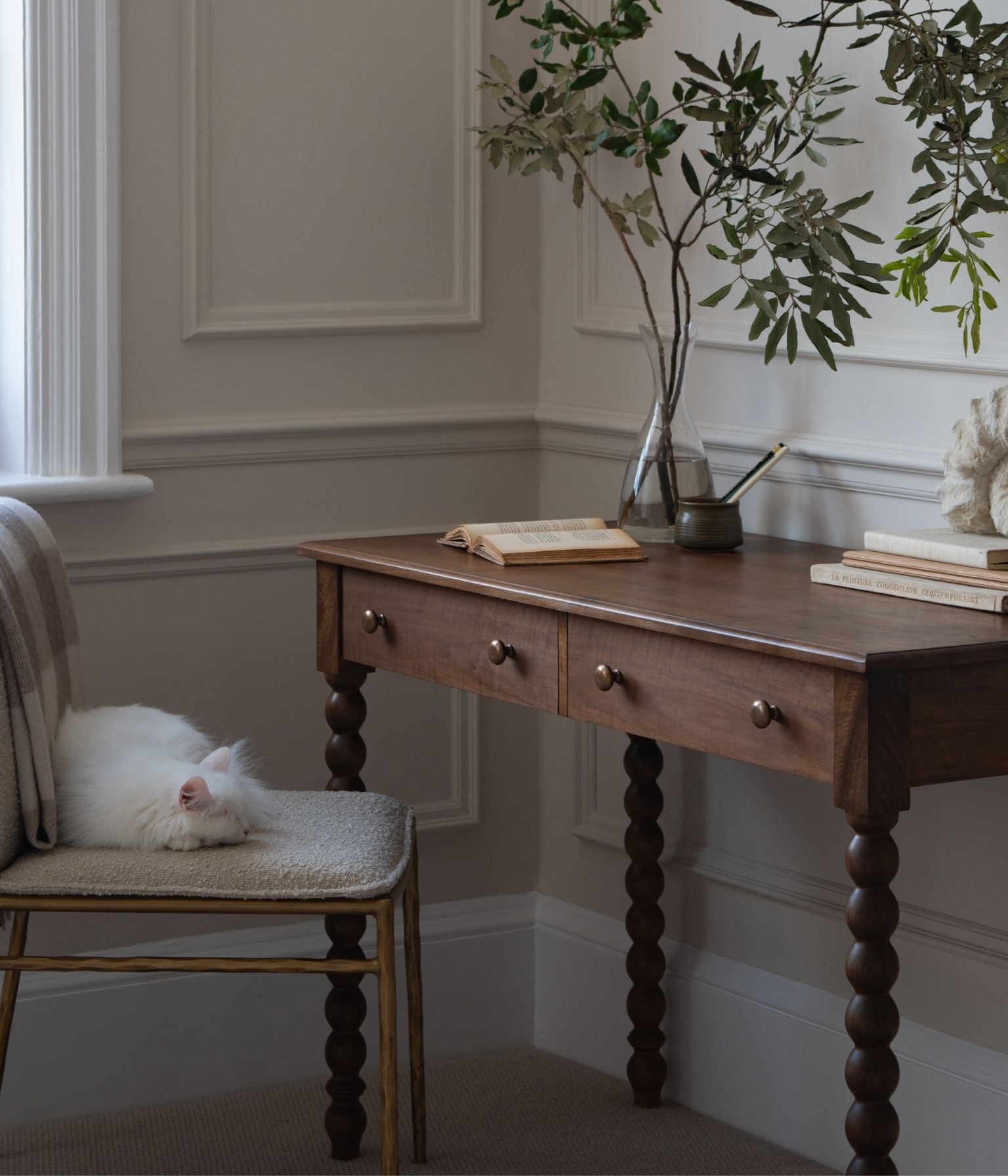 Bobbin leg desk sales