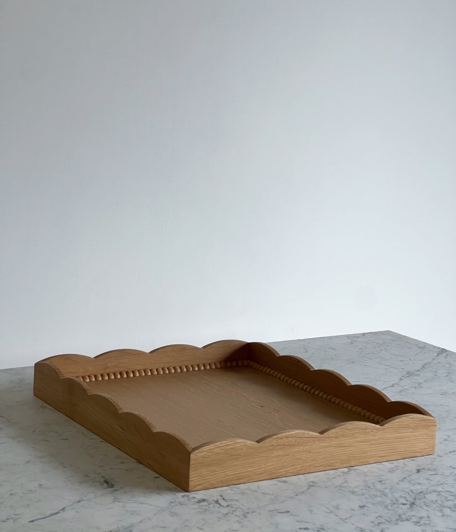 Santiago Scalloped Serving Tray