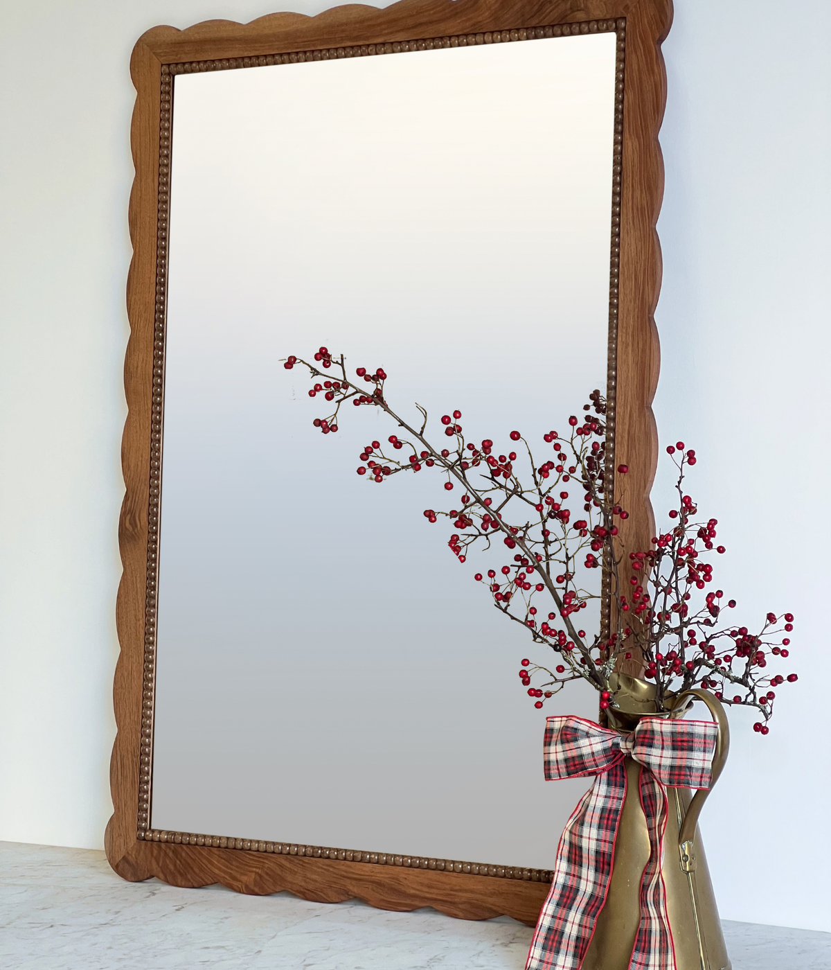 Santiago Scalloped Mirror — Medium Size