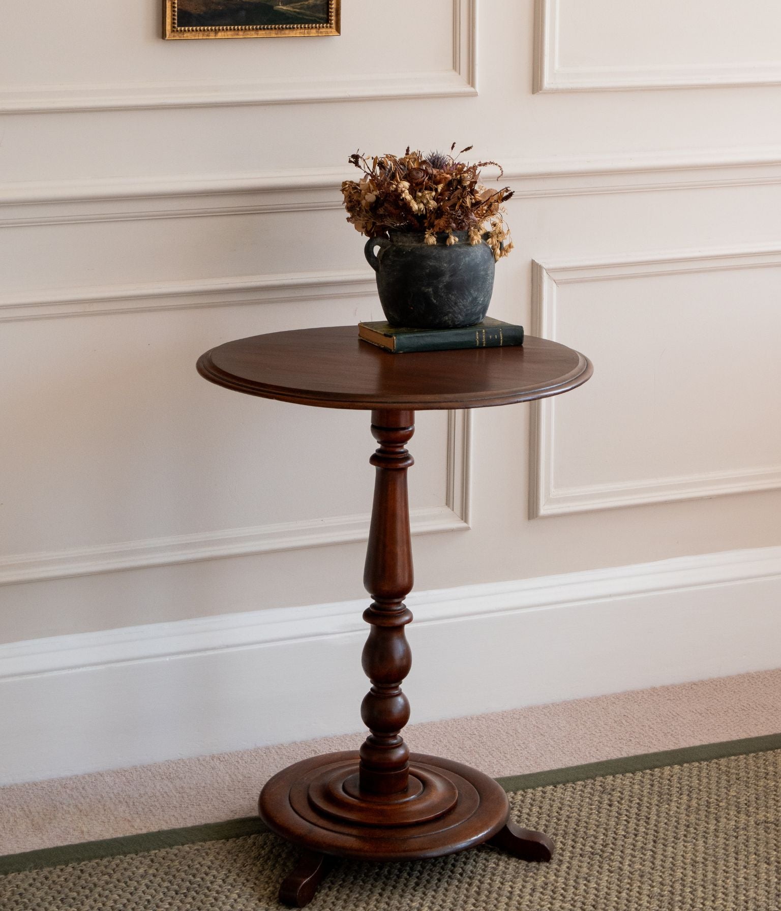 Victorian Mahogany Pedestal Occasional Table
