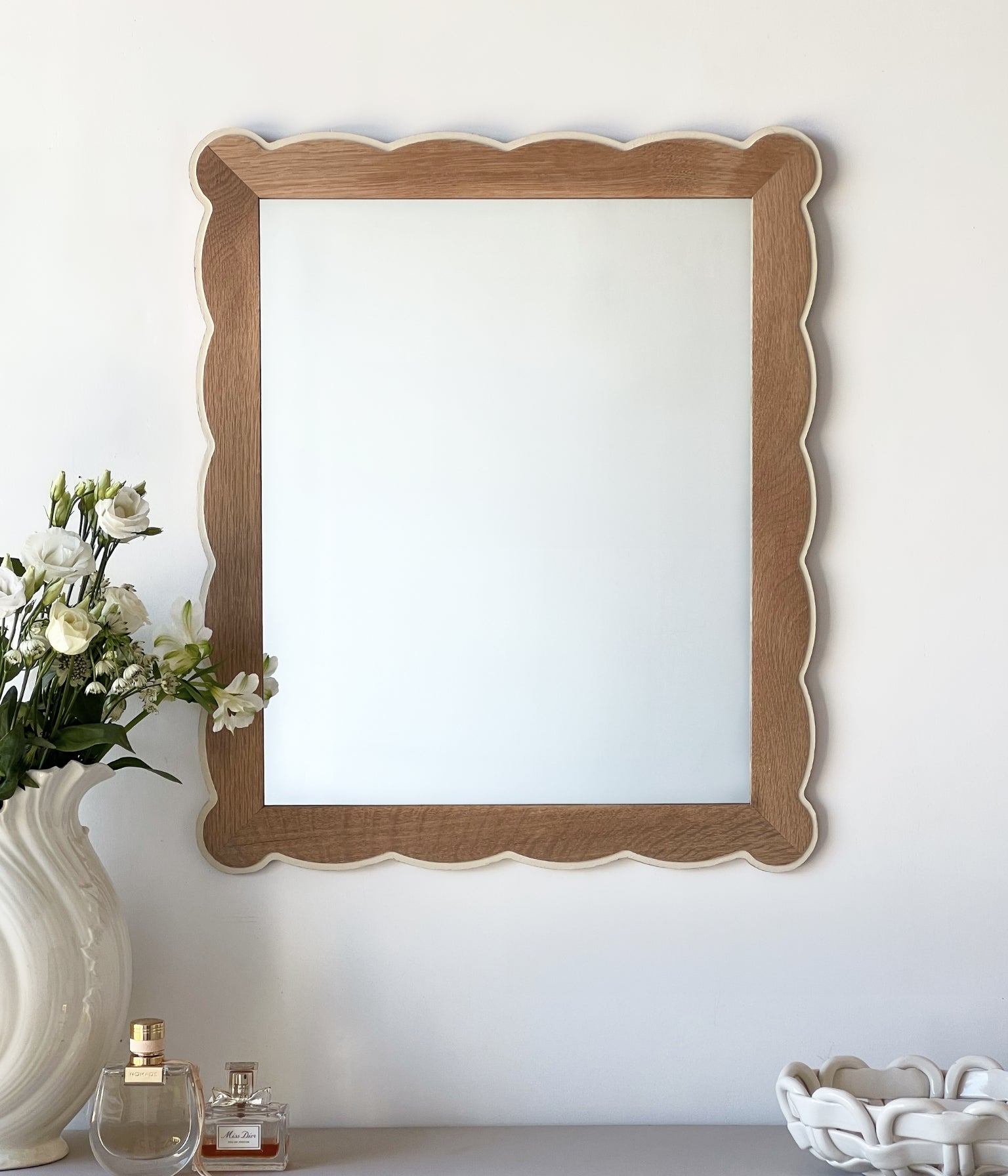 Santiago Scalloped Mirror