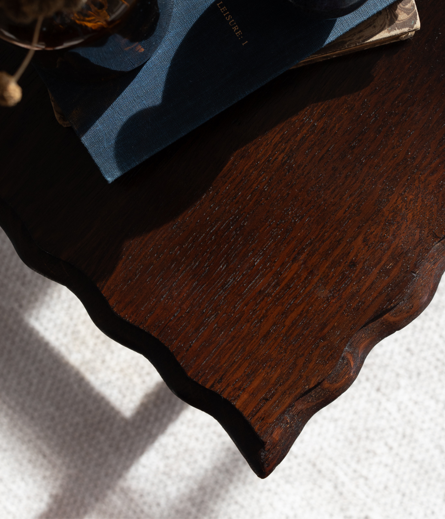 Early 20th Century Solid Oak Barley Twist Table