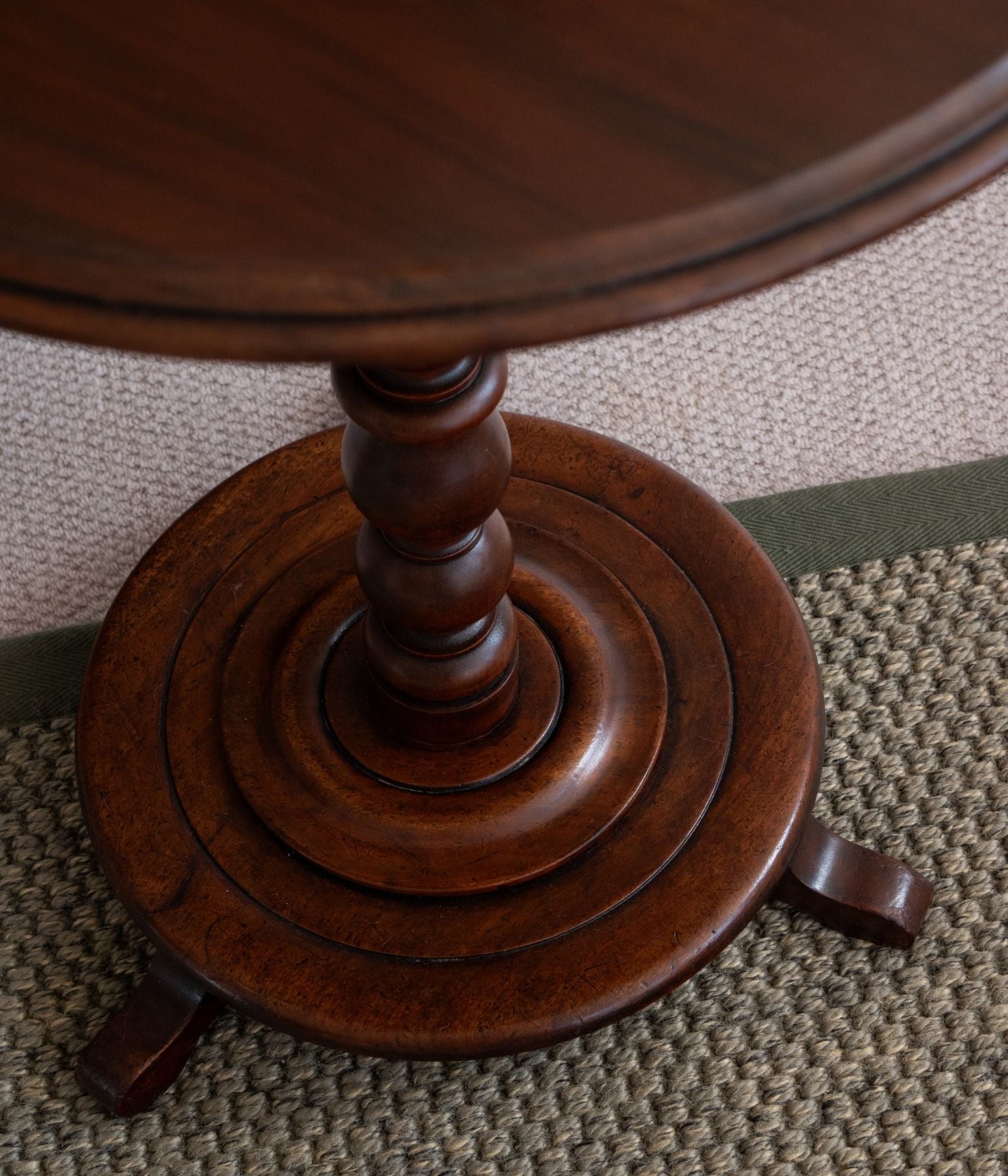 Victorian Mahogany Pedestal Occasional Table