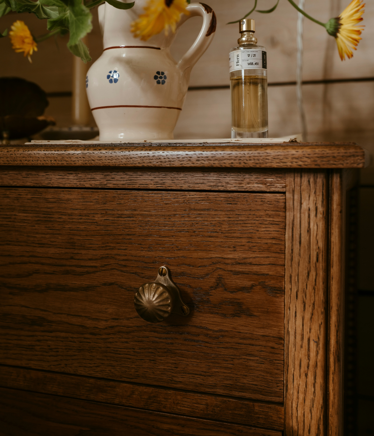 Santiago Scalloped Bedside Table — Joey Kendal Brown × Armac Martin Edition