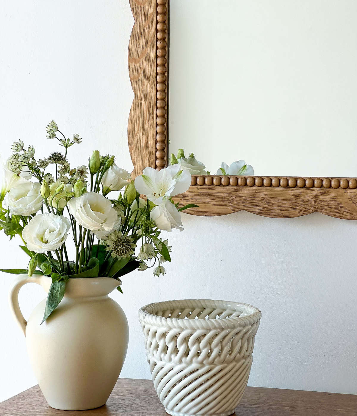 Santiago Scalloped Mirror — Small Size