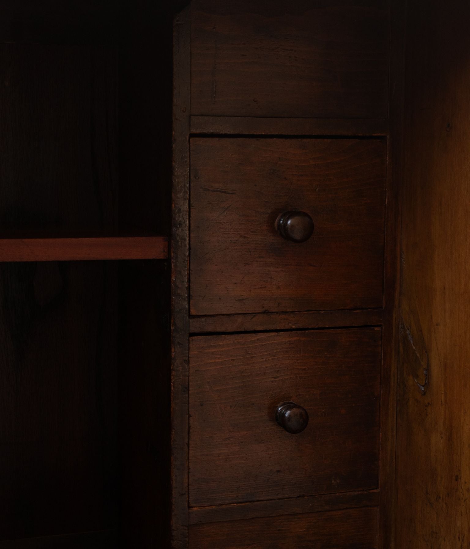 Victorian Mahogany Side Cabinet with Arched Panel Doors