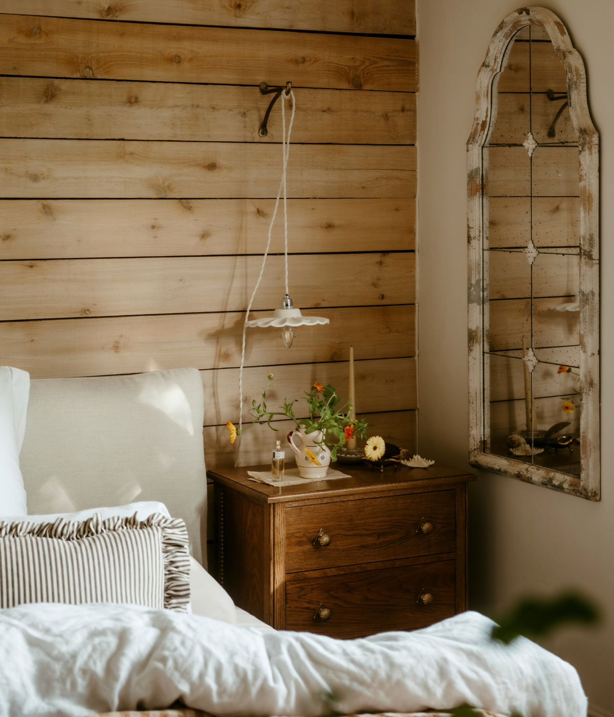 Santiago Scalloped Bedside Table — Joey Kendal Brown × Armac Martin Edition