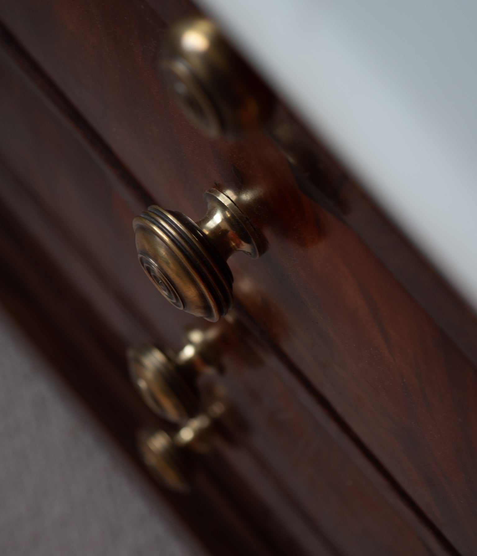 Mid-19th Century Louis Philippe French Mahogany Commode with Honed Calacatta Marble Top