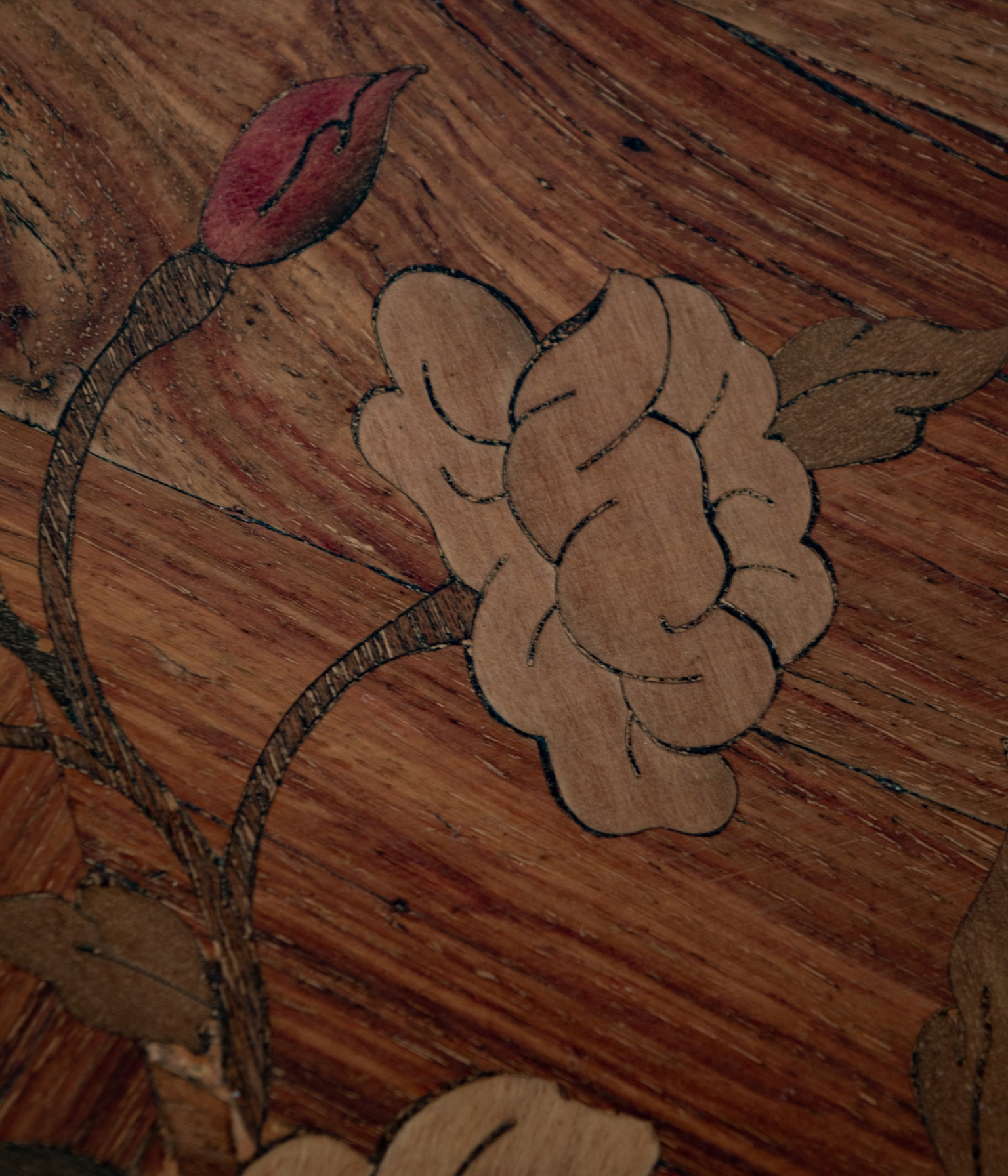 Pair Of Early 20th Century Louis XV Marquetry Bedside Tables