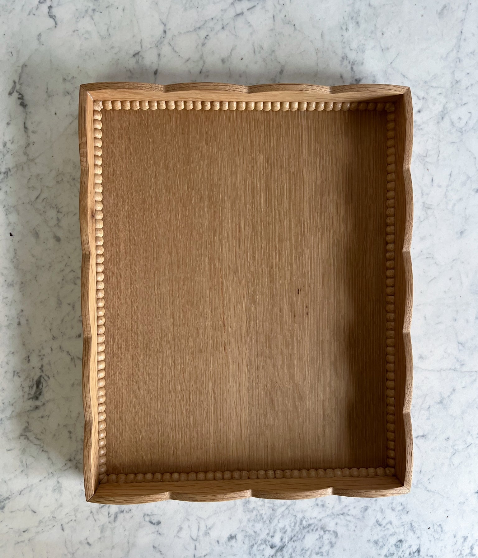 Santiago Scalloped Serving Tray