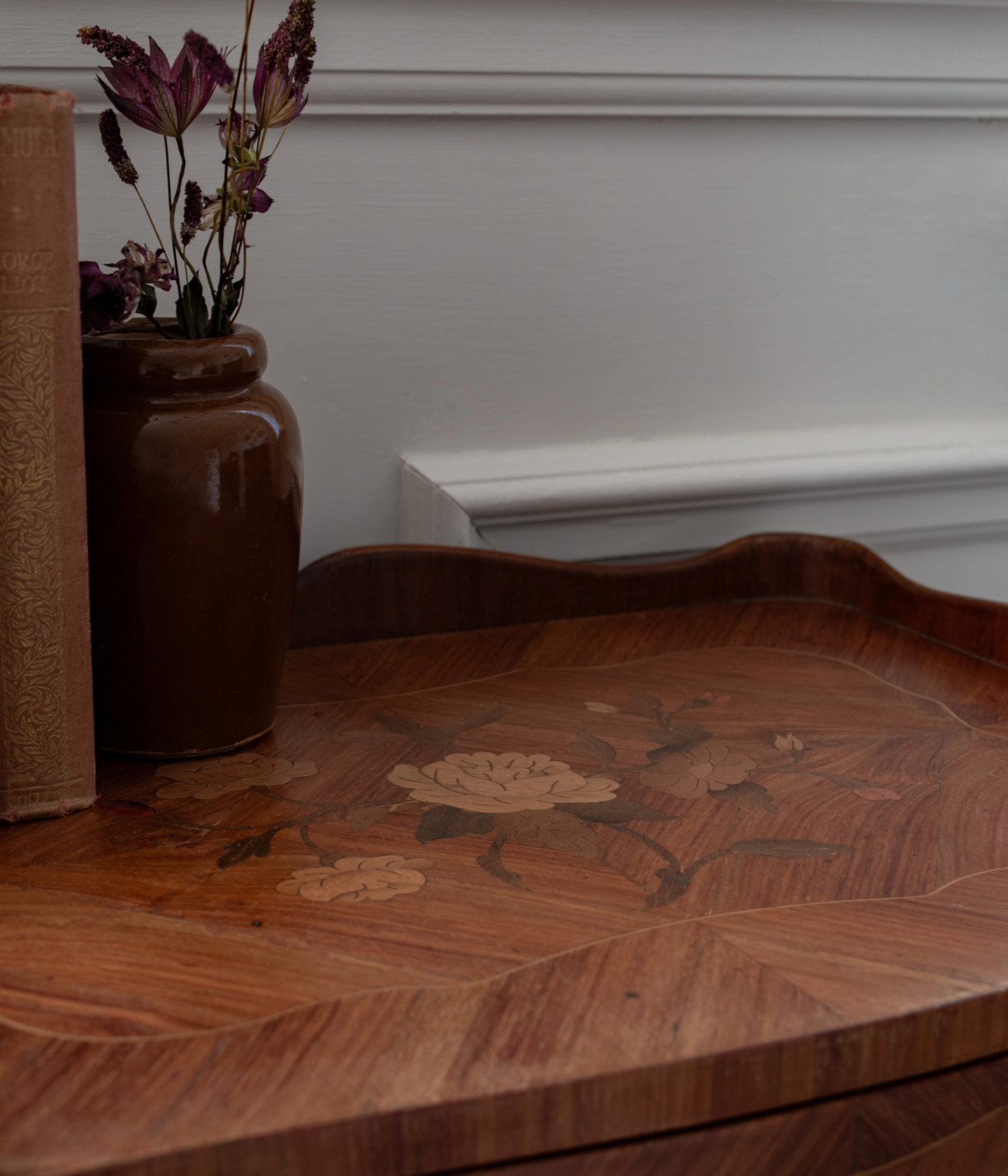 Pair Of Early 20th Century Louis XV Marquetry Bedside Tables