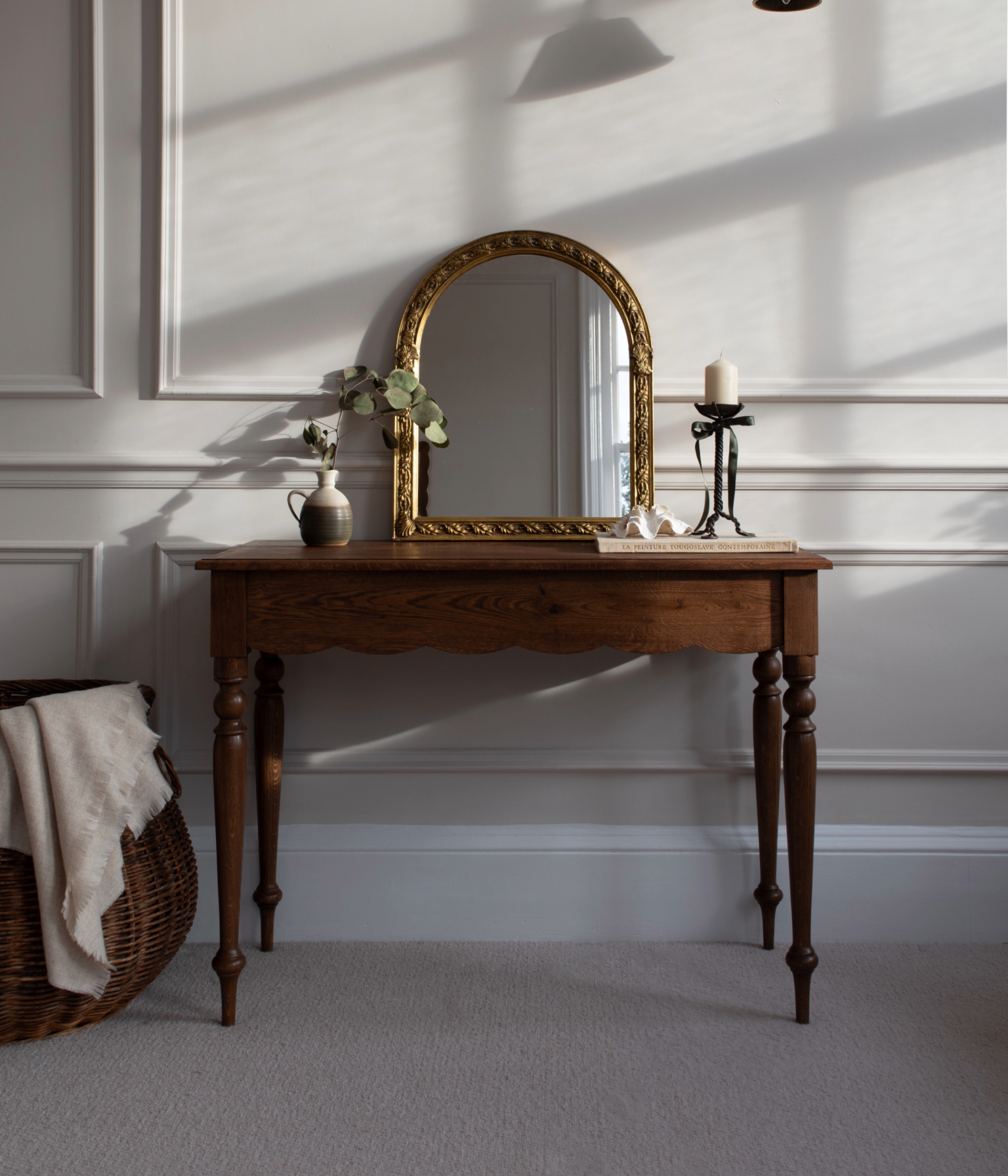 Santiago Scalloped Console Table