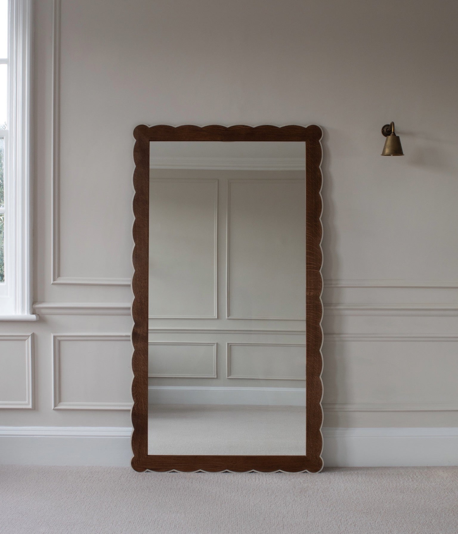 Santiago Scalloped Mirror