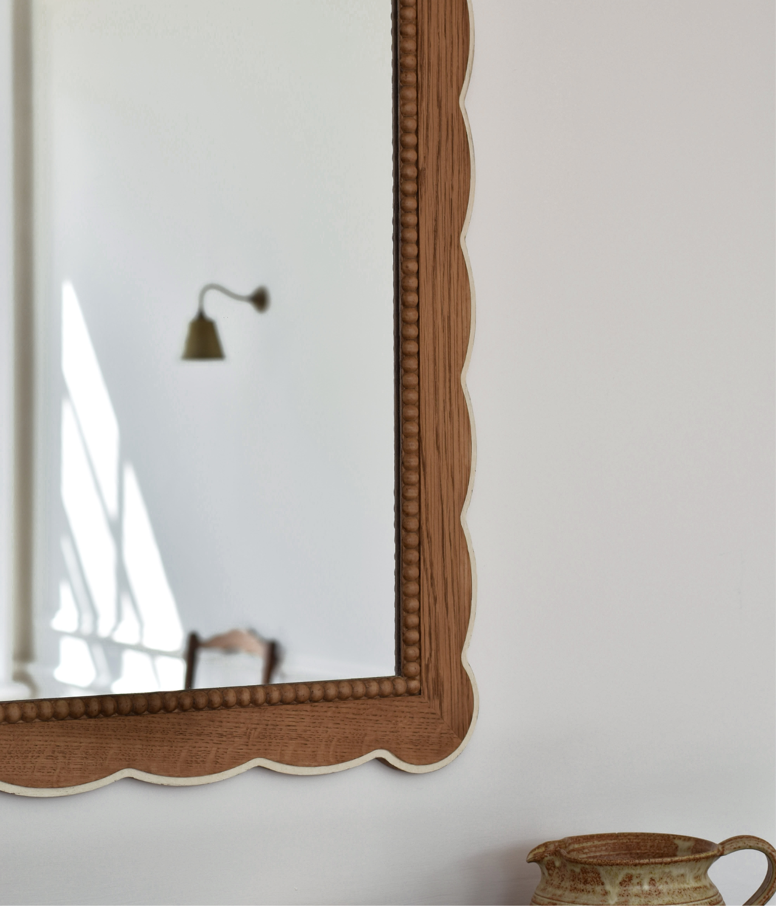 Santiago Scalloped Mirror