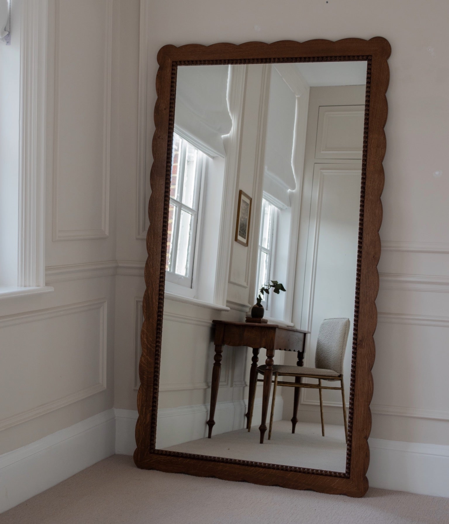 Santiago Scalloped Mirror